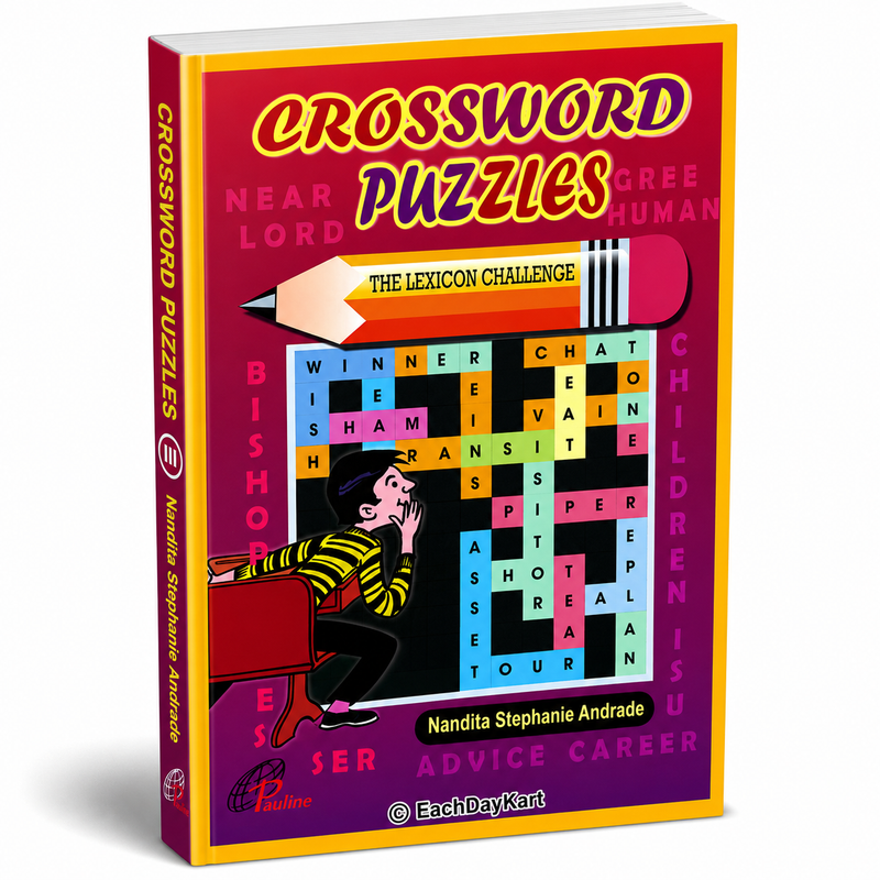 Crossword Puzzles The Lexicon Challenge Educational Word Game Book By Nandita Stephanie Andrade EachDayKart