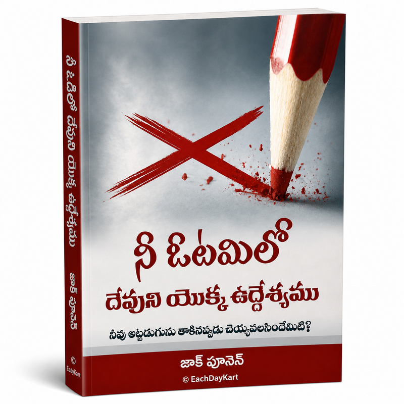 Nee Otamilo Devuni Yokka Uddesyam Telugu Christian Encouragement And Spiritual Growth Book By Zac Poonen EachDayKart