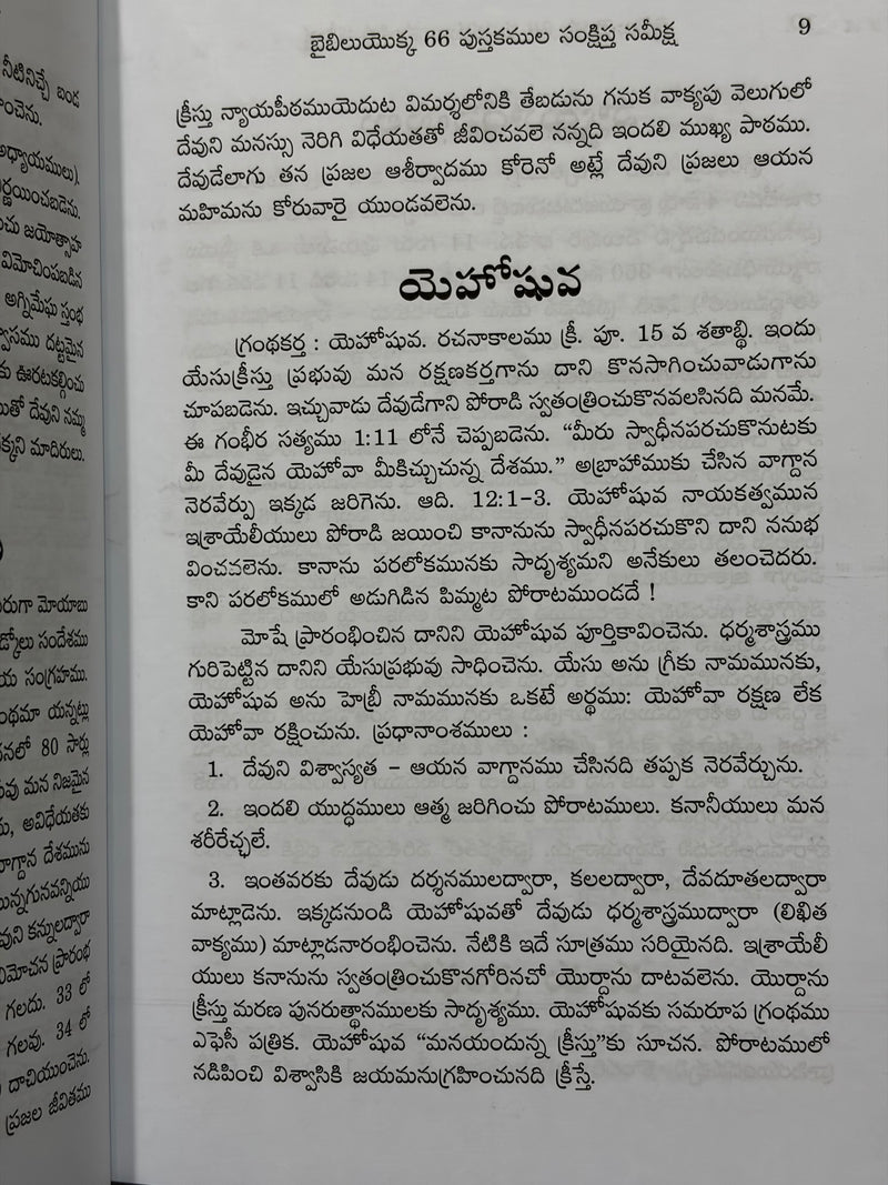 66 Pustakamulu Sankshiptha Samiksha Telugu Christian Books By L M Grant EachDayKart