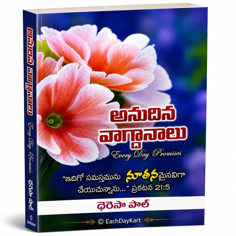 Anudina Vagdanalu Every Day Promises Telugu Christian Devotional Promise Book By Daresa Paul EachDayKart