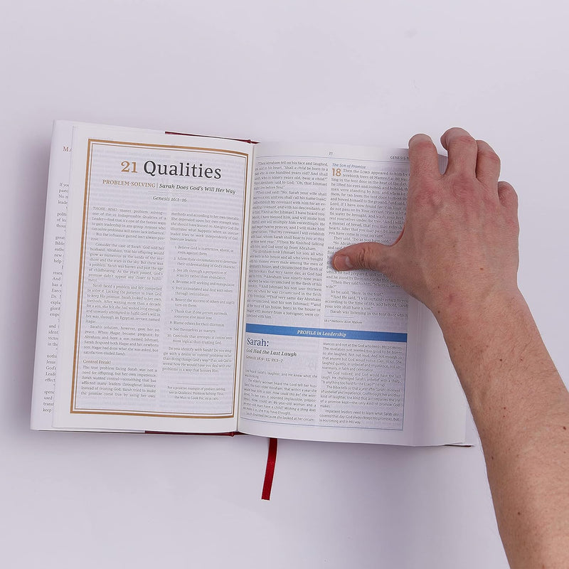 NKJV Maxwell Leadership Bible by John C. Maxwell – Hardcover, Study Bible for Leaders | EachDayKart