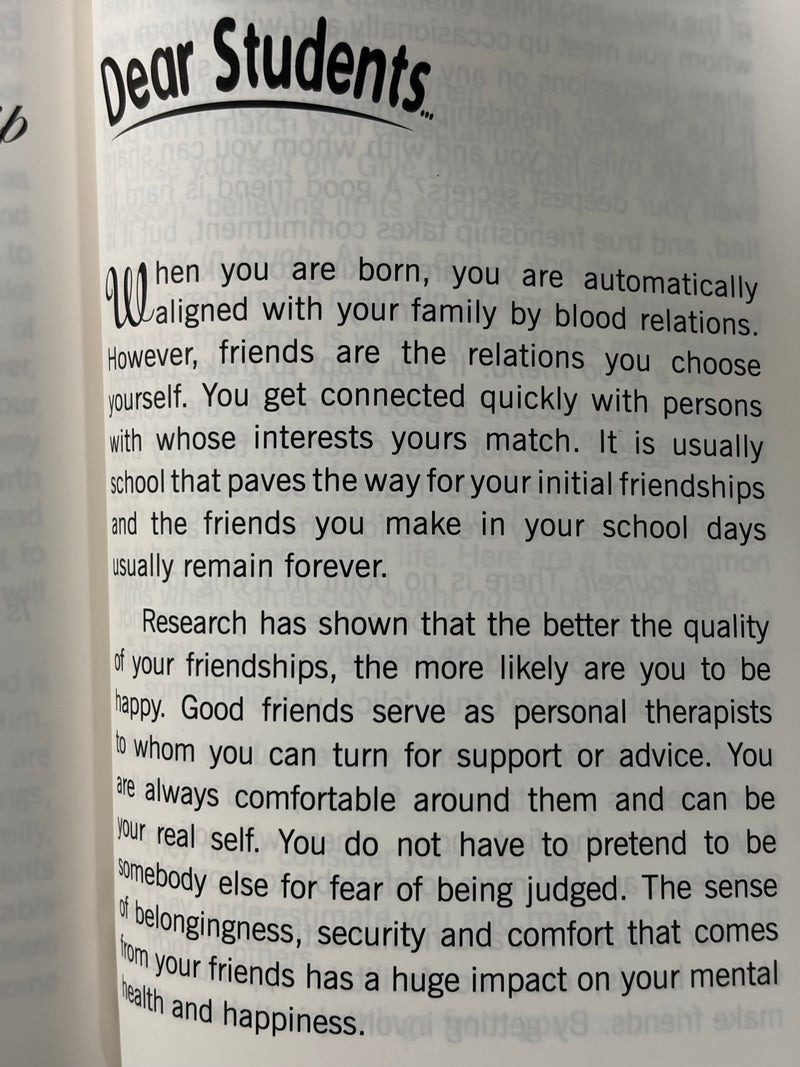 Dear Students Your Pathway To Excellence By Dr Sajith Cyriac Student Motivation Education Book EachDayKart