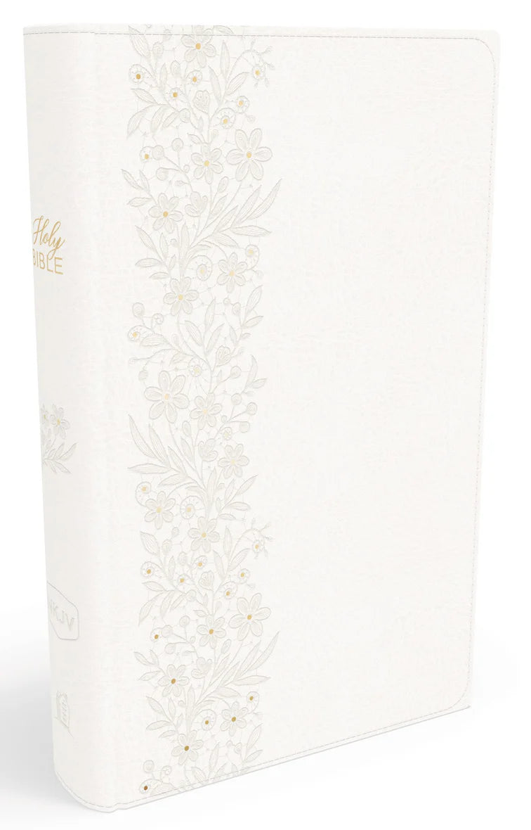 NKJV Brides Bible White Leathersoft Red Letter Comfort Print | EachDayKart