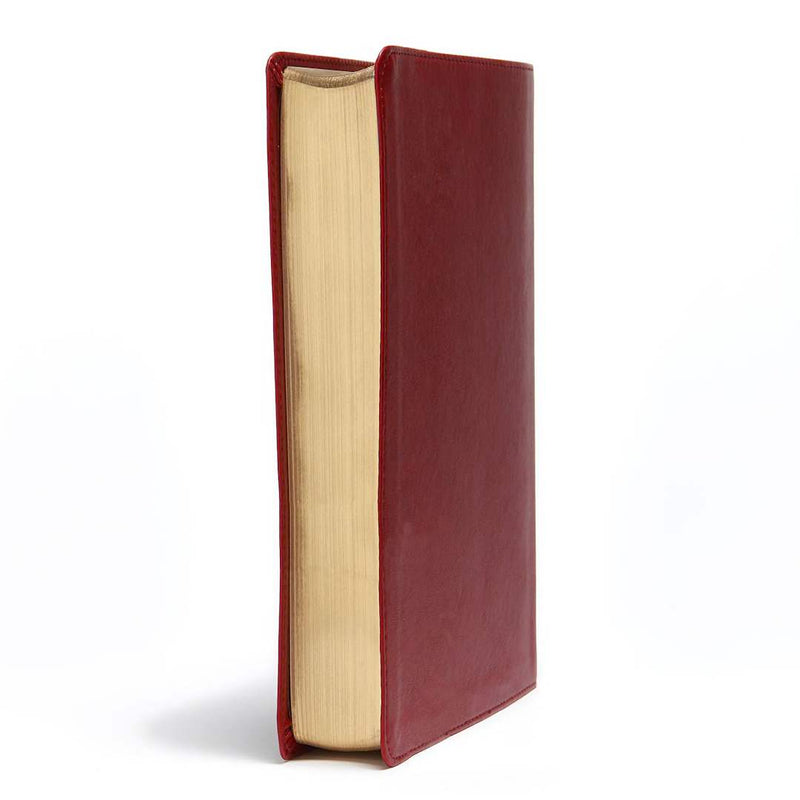 KJV Spurgeon Study Bible Crimson LeatherTouch English Bible
