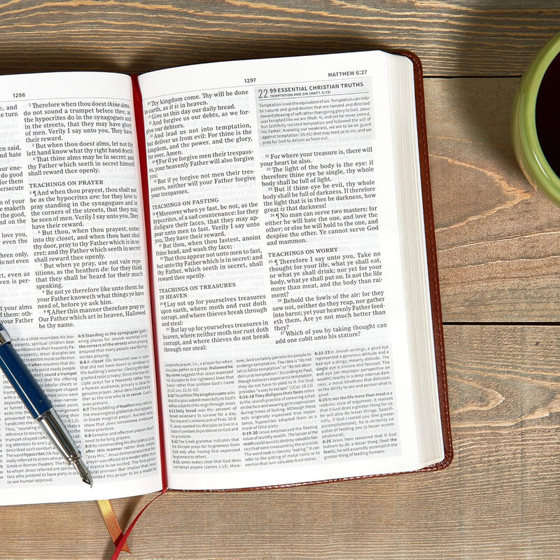 KJV Everyday Study Bible – Holman | King James Version | LeatherSoft Edition