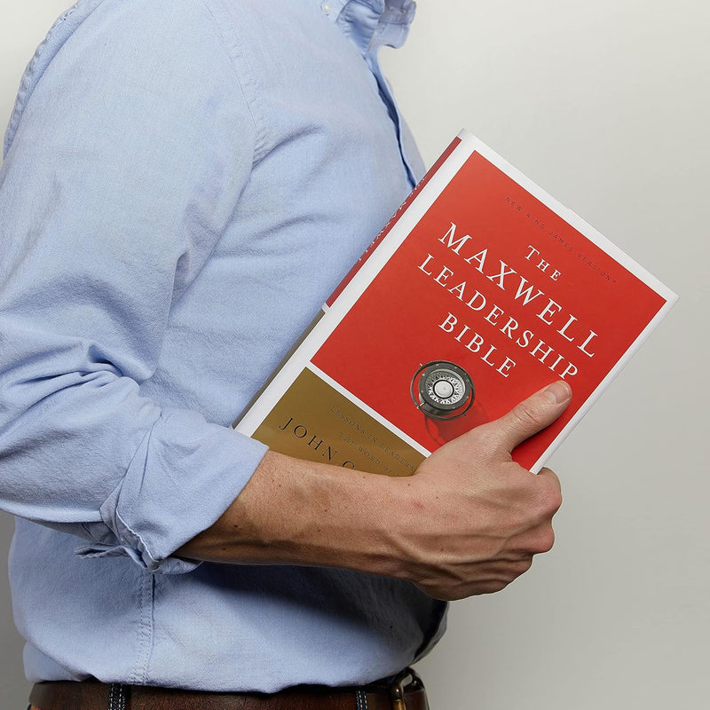 NKJV Maxwell Leadership Bible by John C. Maxwell – Hardcover, Study Bible for Leaders | EachDayKart