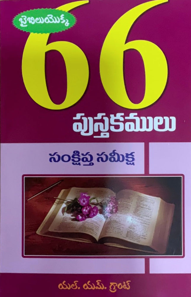 A brief review of 66 books by LM Grant in Telugu | Telugu christian books