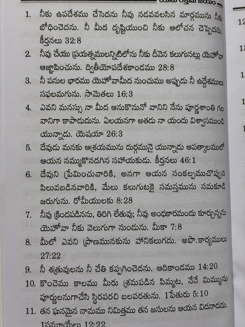 3000 Telugu Christian Daily Devotional Prayers Bible Meditation And Spiritual Reflections Book
