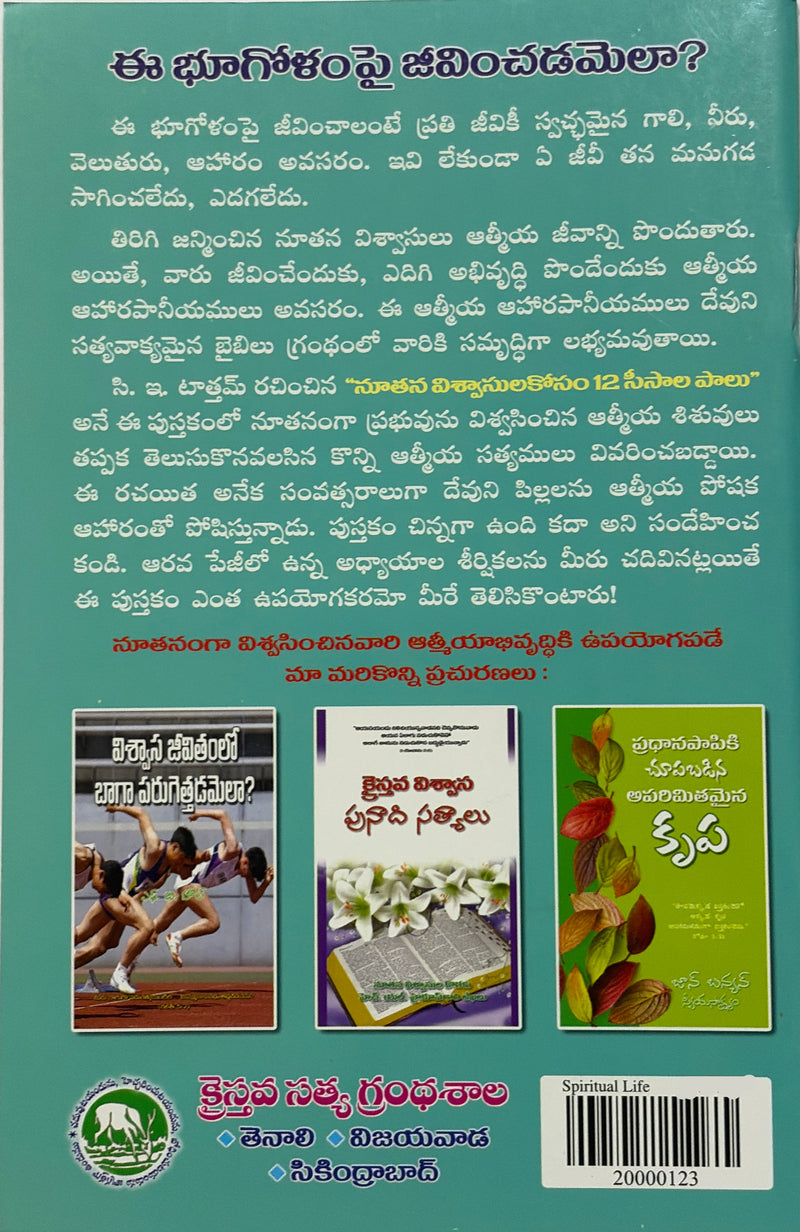 Navajaatha Vishvasulakosam 12 Sishula Paatalu Telugu Christian Books By M L Hockman EachDayKart