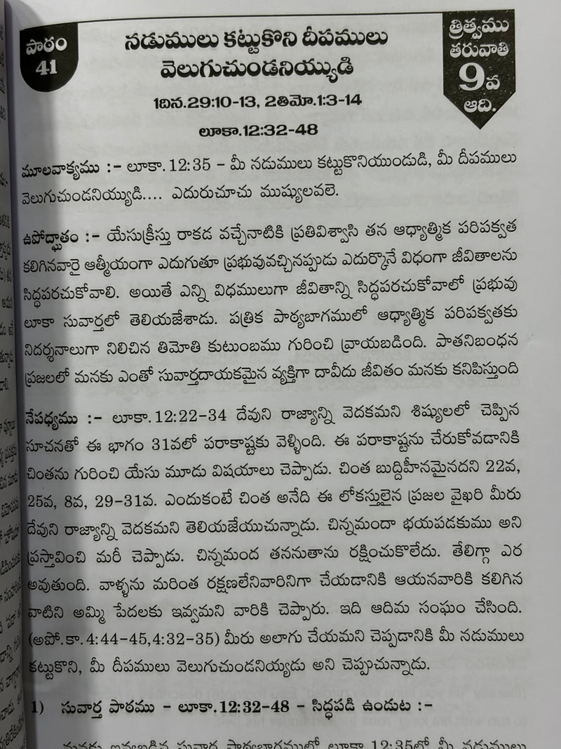 Upadesamulu Upanyasalu A Series Lutheran Faith Teachings Telugu Christian Book By Rev Dr Nutalapati Babu Rao EachDayKart