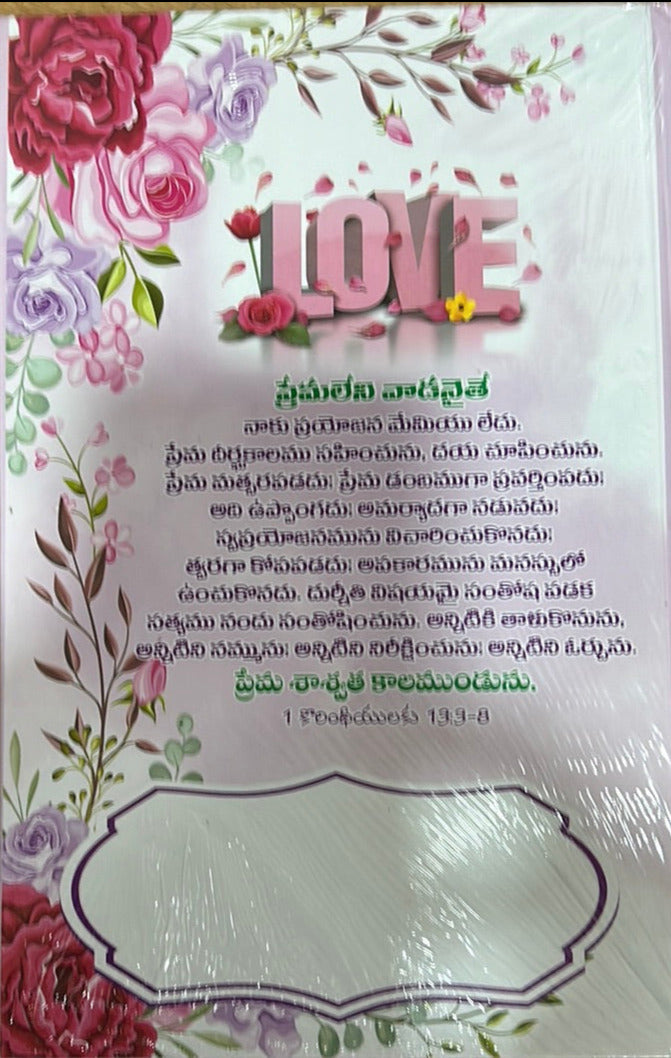 Promise diary Large size for 2024 in Telugu | Telugu christian books