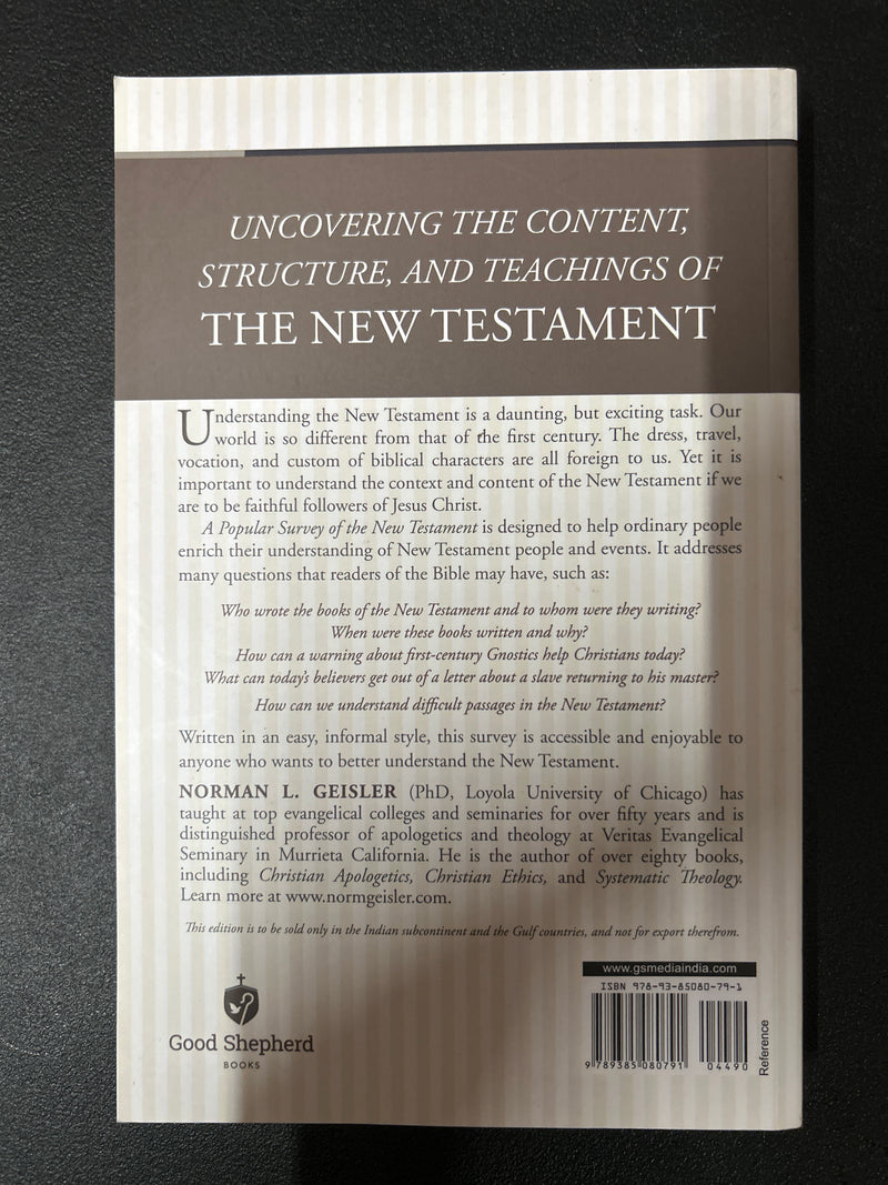 Popular survey of the New Testament by Norman Geisler | Christian Books | Eachdaykart