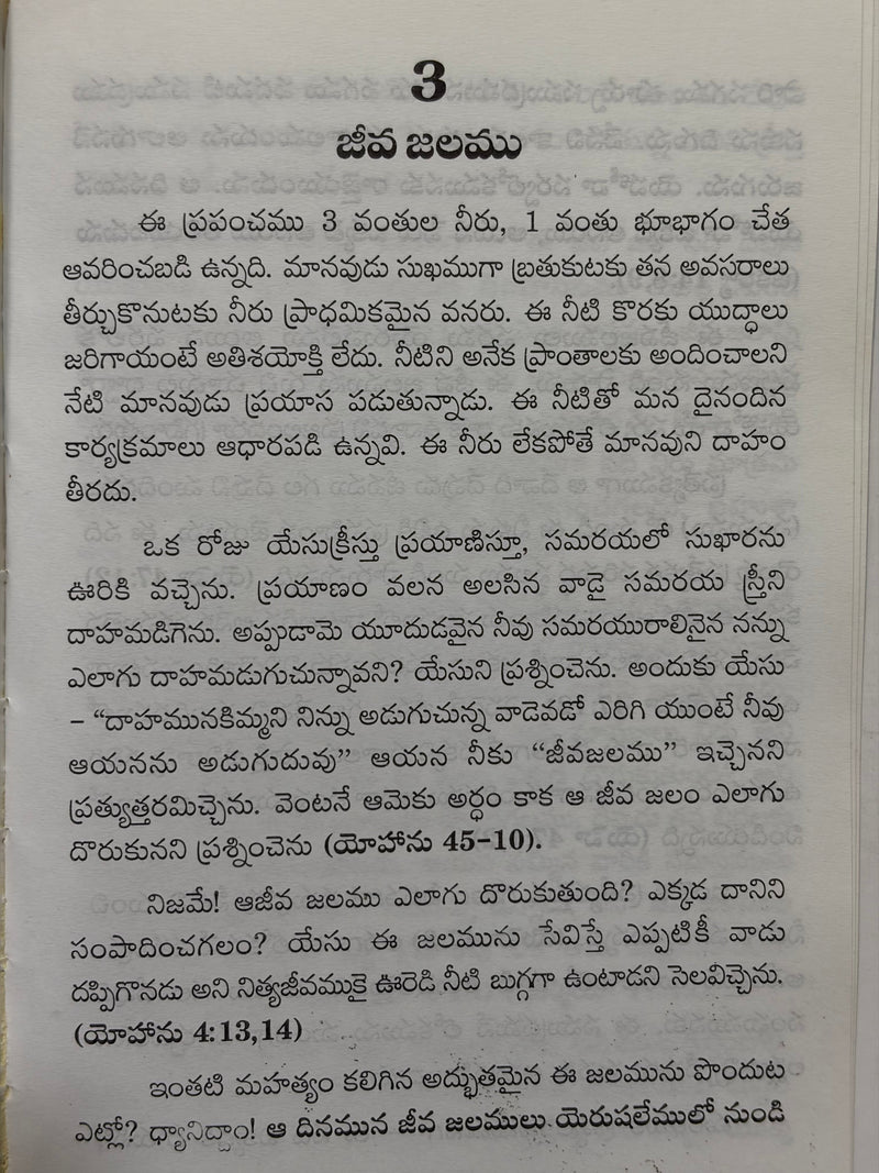 Nithyajeevapu Jeevakiranamulu By Rev M M Raj Paul Telugu Christian Book EachDayKart