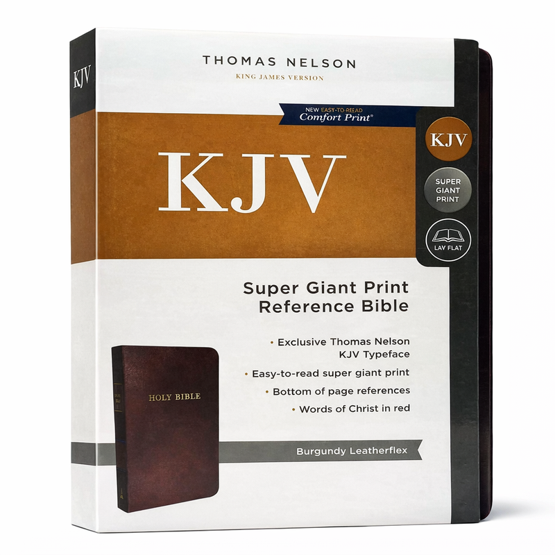 KJV Holy Bible – Super Giant Print Reference Bible | Thomas Nelson | King James Version
