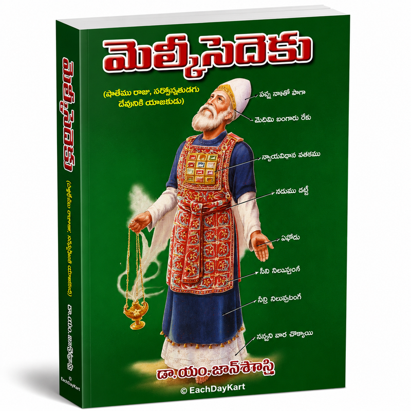 Melchizedek Telugu Christian Book by Dr M John Sastry EachDayKart
