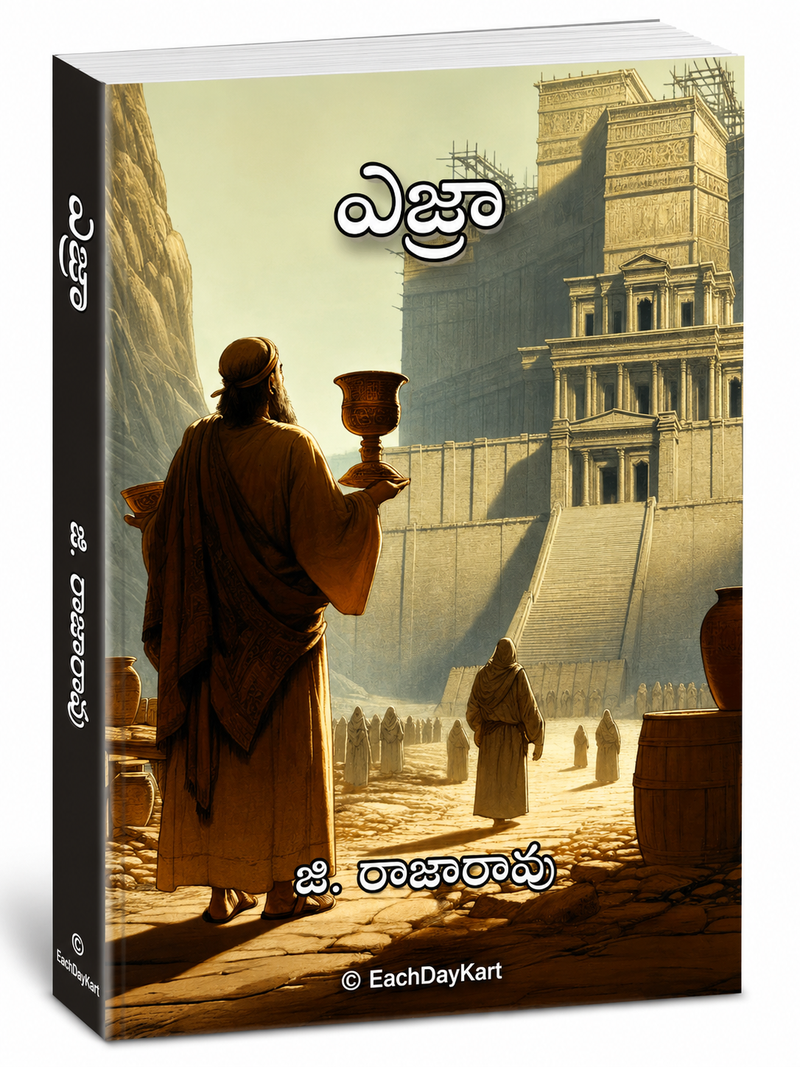 Ezra Telugu Christian Bible Study Book Ezra Commentary G Rajarao EachDayKart