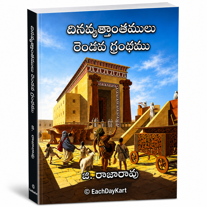 2 Chronicles Telugu Christian Bible Study Book Second Book of Chronicles Commentary G Rajarao EachDayKart