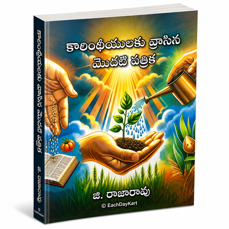 Korinthiyulaku Vrasina Modati Patrika Telugu Christian Book G Rajarao EachDayKart
