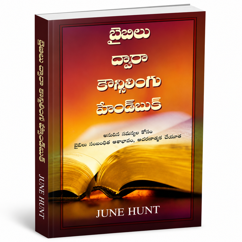Bible Dwara Counseling Handbook Telugu Christian Counseling Guide By June Hunt
