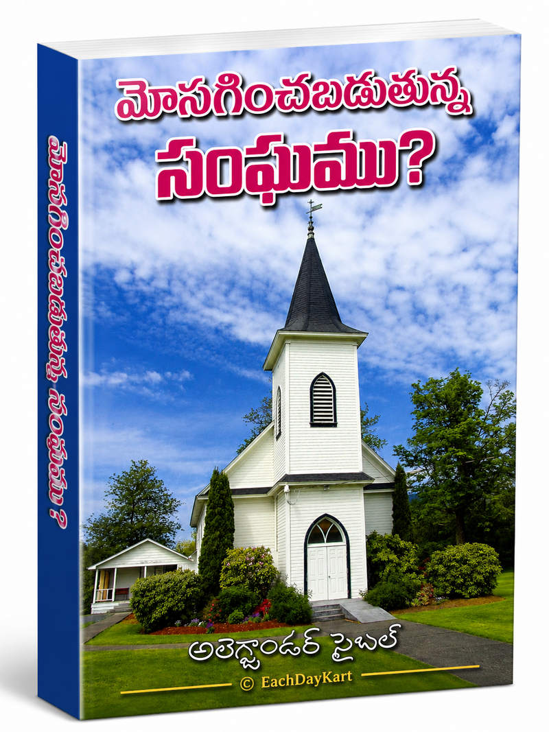 Manasaganchabadutunna Sanghame Telugu Christian Books By Alexander Strauch EachDayKart