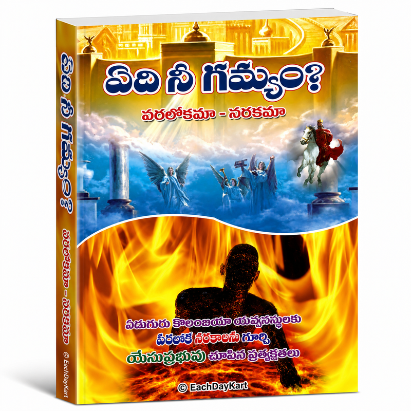 Edi Nee Gamyam Paralokama Narakama Telugu Christian Books EachDayKart