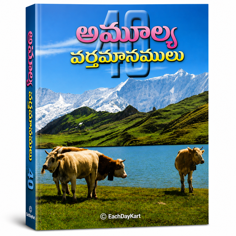 40 Amazing Miracles Telugu Christian Books Biblical Miracles Study Book EachDayKart