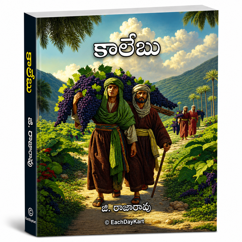 Kalebu Telugu Christian Books Bible Character Study By G Rajarao EachDayKart