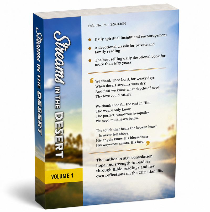 Streams in the Desert Volume 1 | Mrs. Charles Cowman | Daily Devotional Book | Christian Books