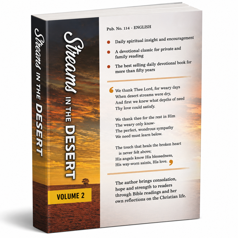 Streams in the Desert Volume 2 | Mrs. Charles Cowman | Daily Devotional Book | Christian Books