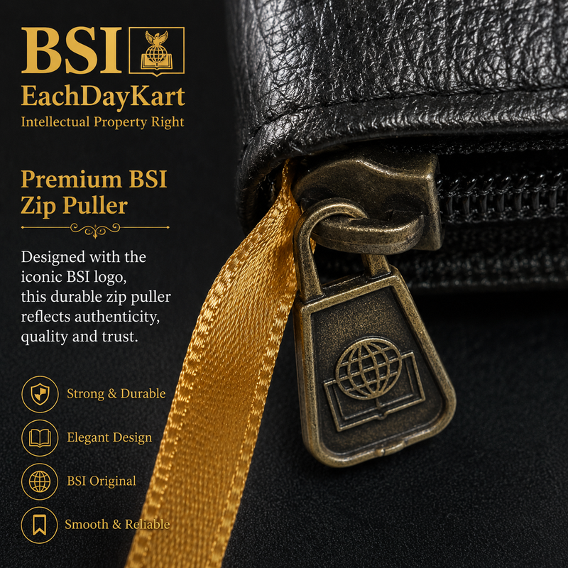 Telugu bible korean print black zip index leather bound big font by Bible Society of India