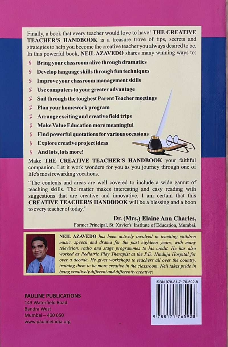 The Creative Teachers Handbook Catholic Books Teacher Resource By Neil Azavedo EachDayKart