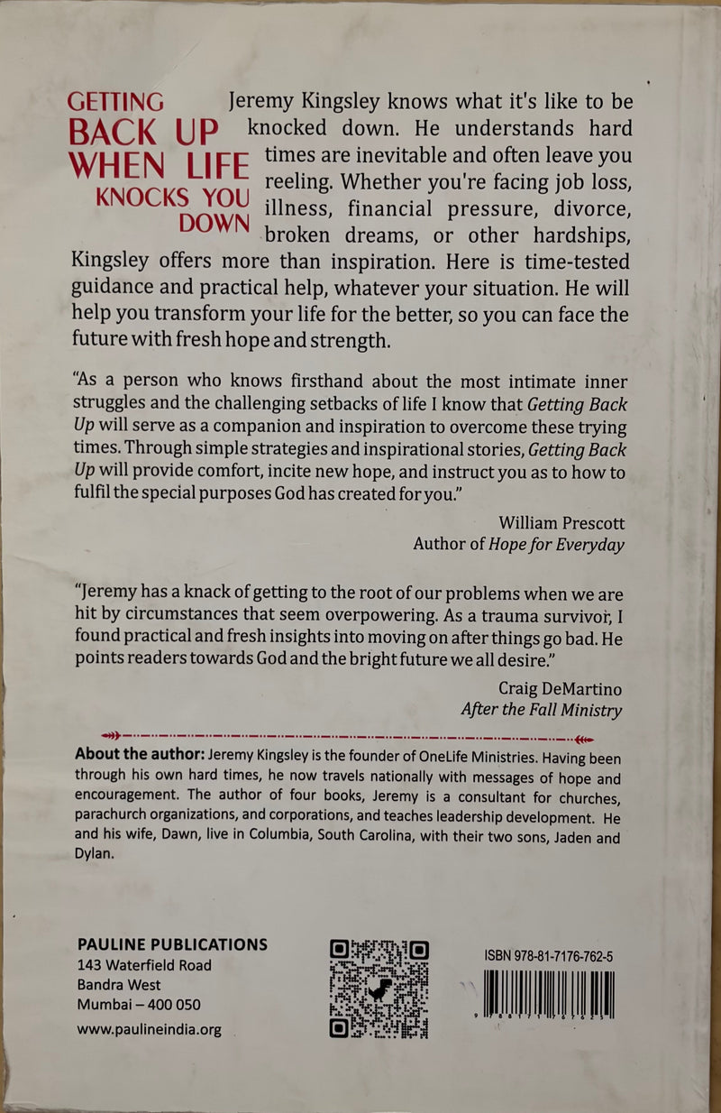 Getting Back Up When Life Knocks You Down By Jeremy Kingsley Catholic Self Help Book EachDayKart