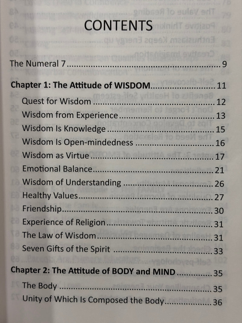 7 Attitudes To An Energizing Life By J Maurus Motivational Self Help Book EachDayKart