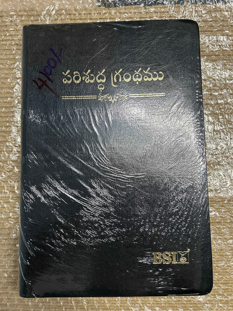 Holy bible telugu korean giant print leather cover gold edge thumb index by bsi - EachDayKart