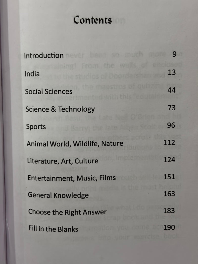 GK Ready To Use Quiz By Shane J Alliew General Knowledge Book EachDayKart
