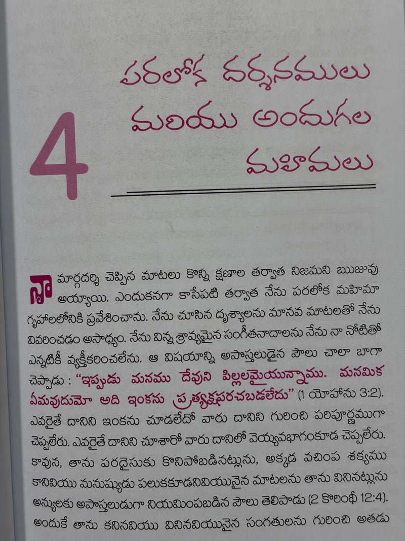Paralokamu Mariyu Narakamu Lanugurchina Darshanamulu Telugu Christian Books By John Bunyan EachDayKart