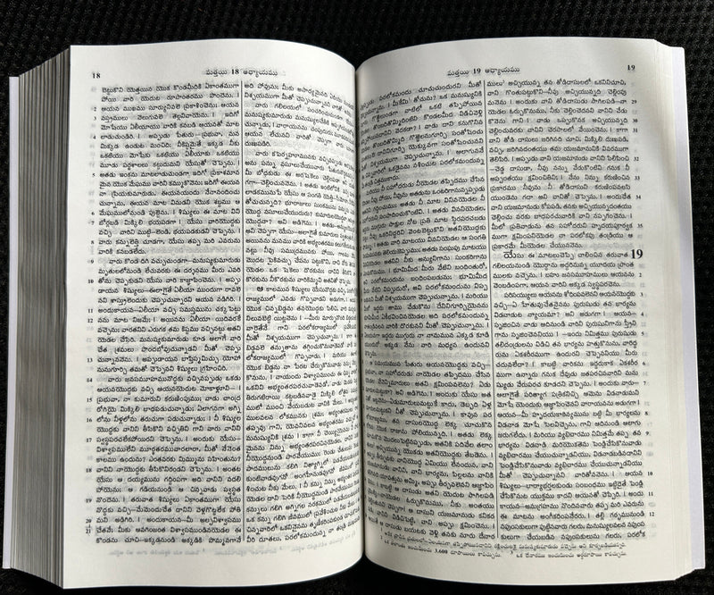 Telugu Holy Bible | Telugu O.V. 2021 | BSI Version | Semi Compact Paperback