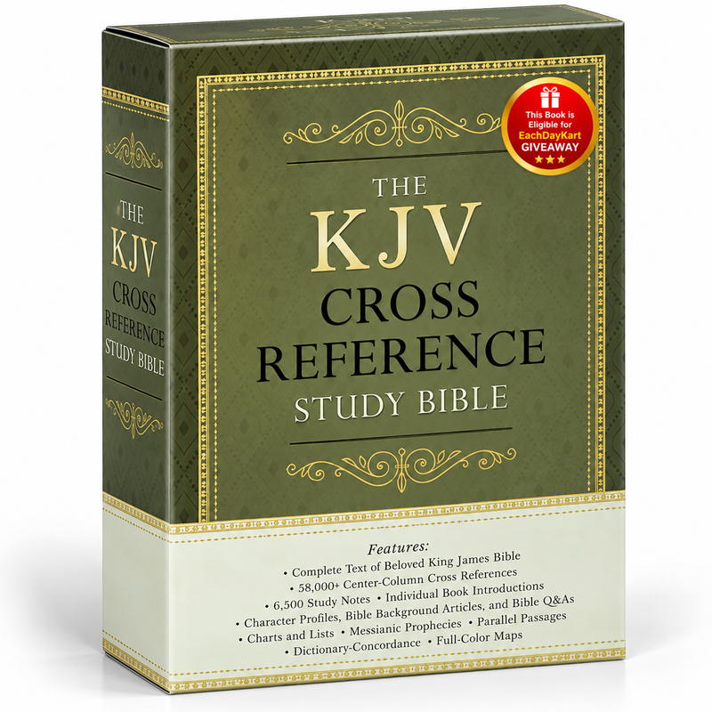 KJV Cross Reference Study Bible Hardcover English Bible by Christopher D Hudson