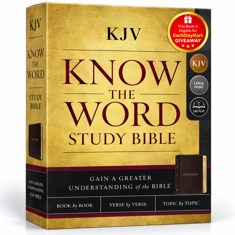 KJV Know the Word Study Bible Burgundy LeatherSoft English Bible