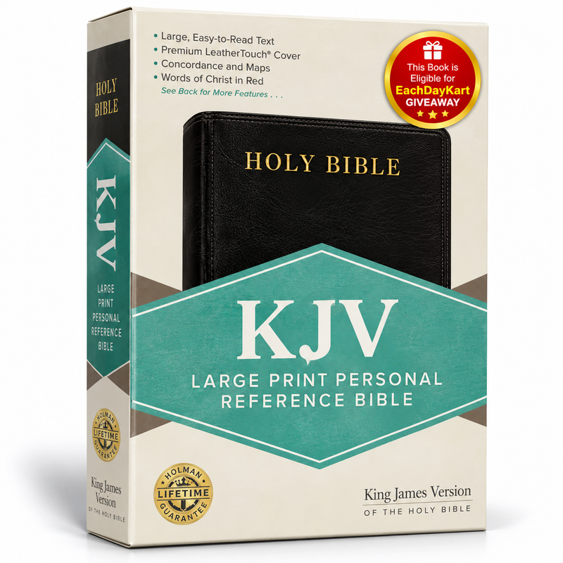 KJV Large Print Personal Reference Bible Black