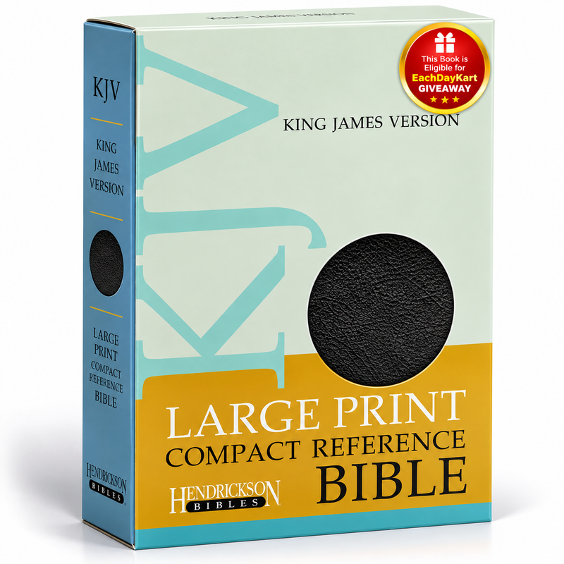KJV Large Print Compact Reference Bible Bonded Leather English Bible
