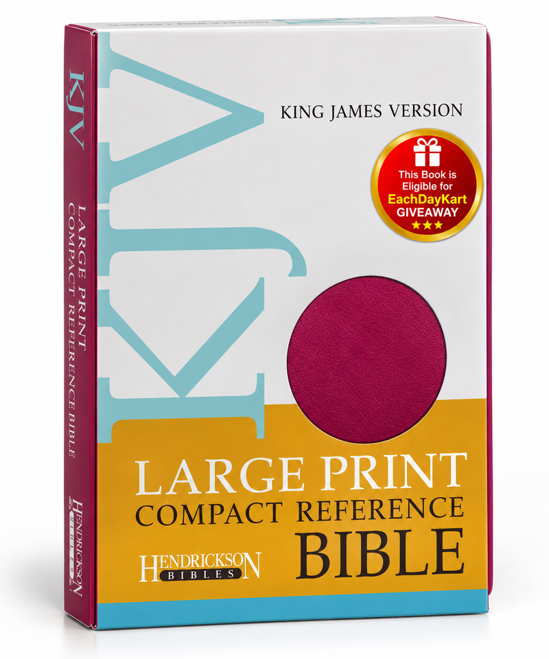 KJV Large Print Compact Reference Bible Flexisoft English Holy Bible