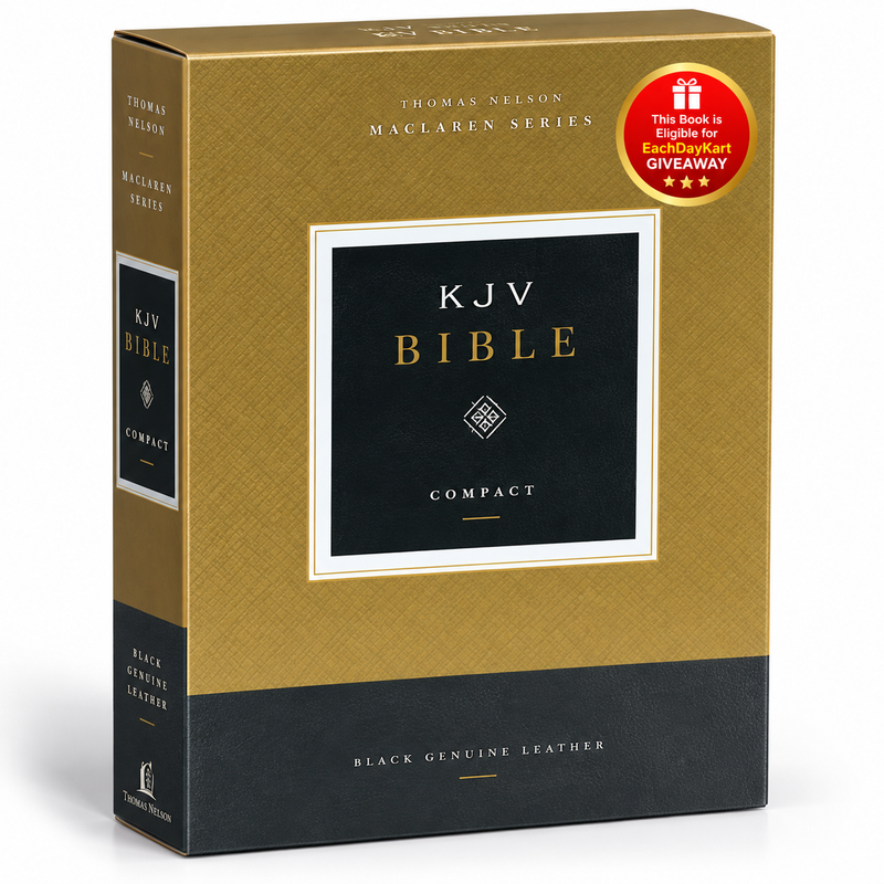 KJV Bible Maclaren Series Compact Genuine Leather English Bible