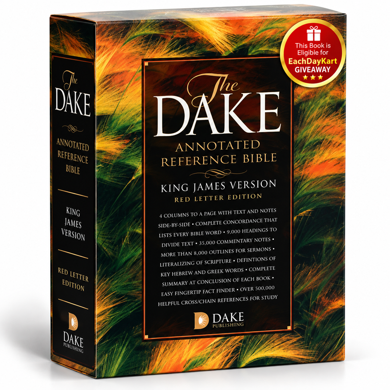 KJV Dake Annotated Reference Bible Large Note Edition Burgundy Bonded Leather