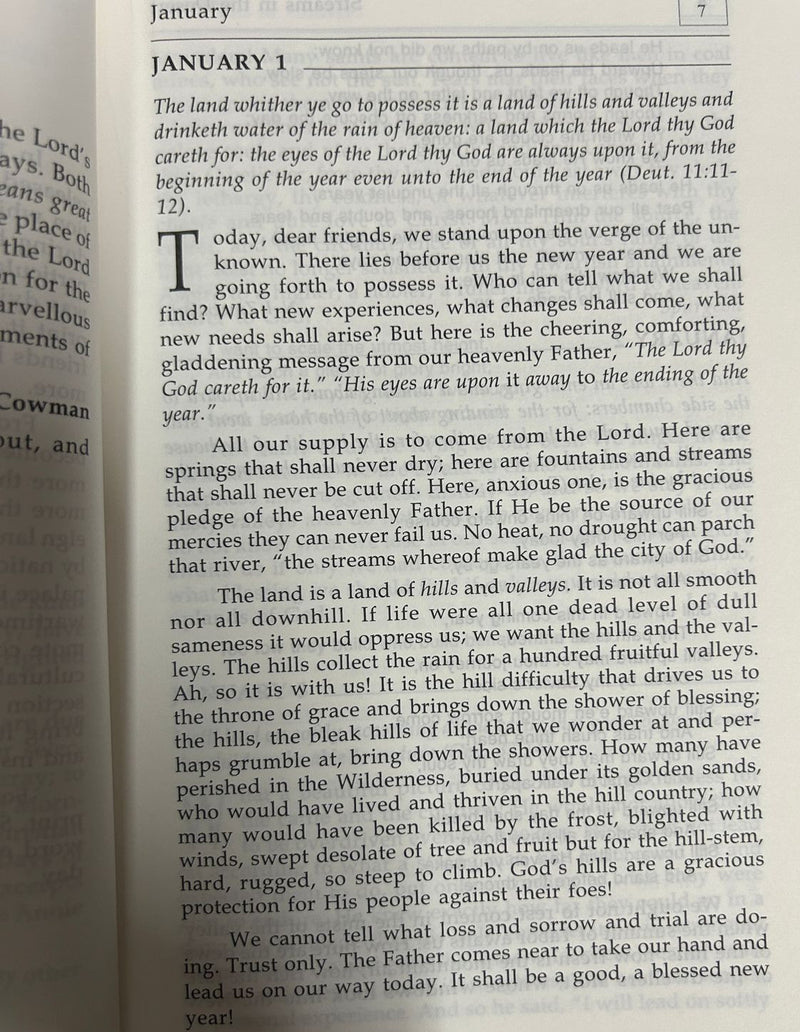 Streams in the Desert Volume 1 | Mrs. Charles Cowman | Daily Devotional Book | Christian Books