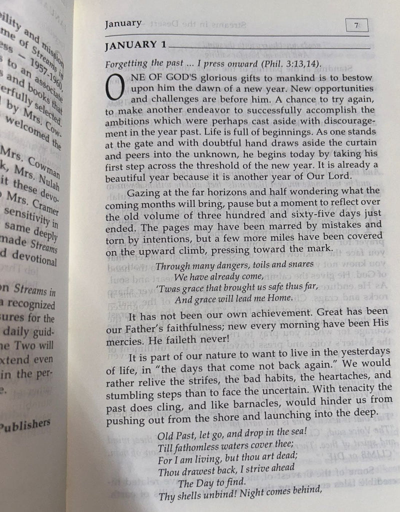 Streams in the Desert Volume 2 | Mrs. Charles Cowman | Daily Devotional Book | Christian Books