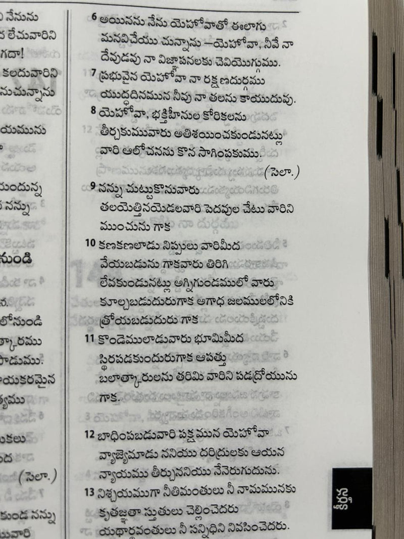 Telugu Bible OV Enhanced Red Letter Edition | BSI Version 2026 Reference Bible | Burgundy PU Soft Leatherbound | Old & New Testament