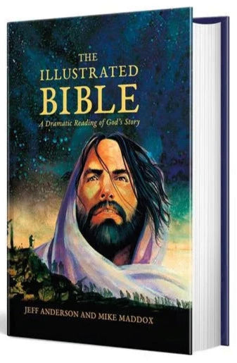 Illustrated Bible: A Dramatic Reading of God's Story by Jeff Anderson, Mike | Illustrated bible | English bibles