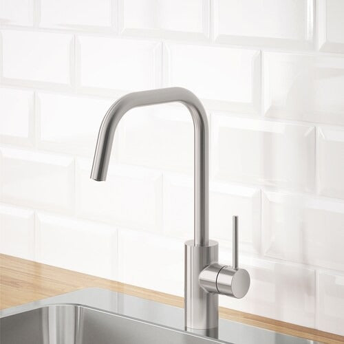 IKEA ALMAREN Kitchen mixer tap, stainless steel colour | IKEA Mixer taps | IKEA Modular Kitchens | Eachdaykart