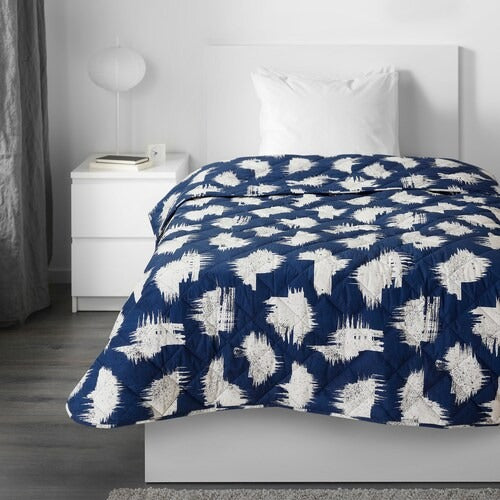 IKEA ANGLATARAR Bedspread, blue | IKEA Bedspreads | IKEA Home textiles | Eachdaykart